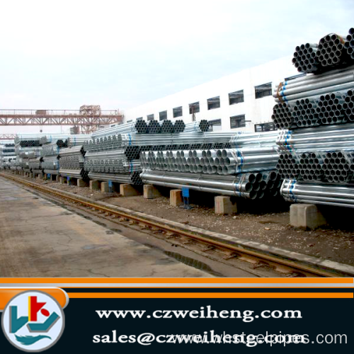 Greenhouse and scaffoldings used hot dip galvanized steel pipe